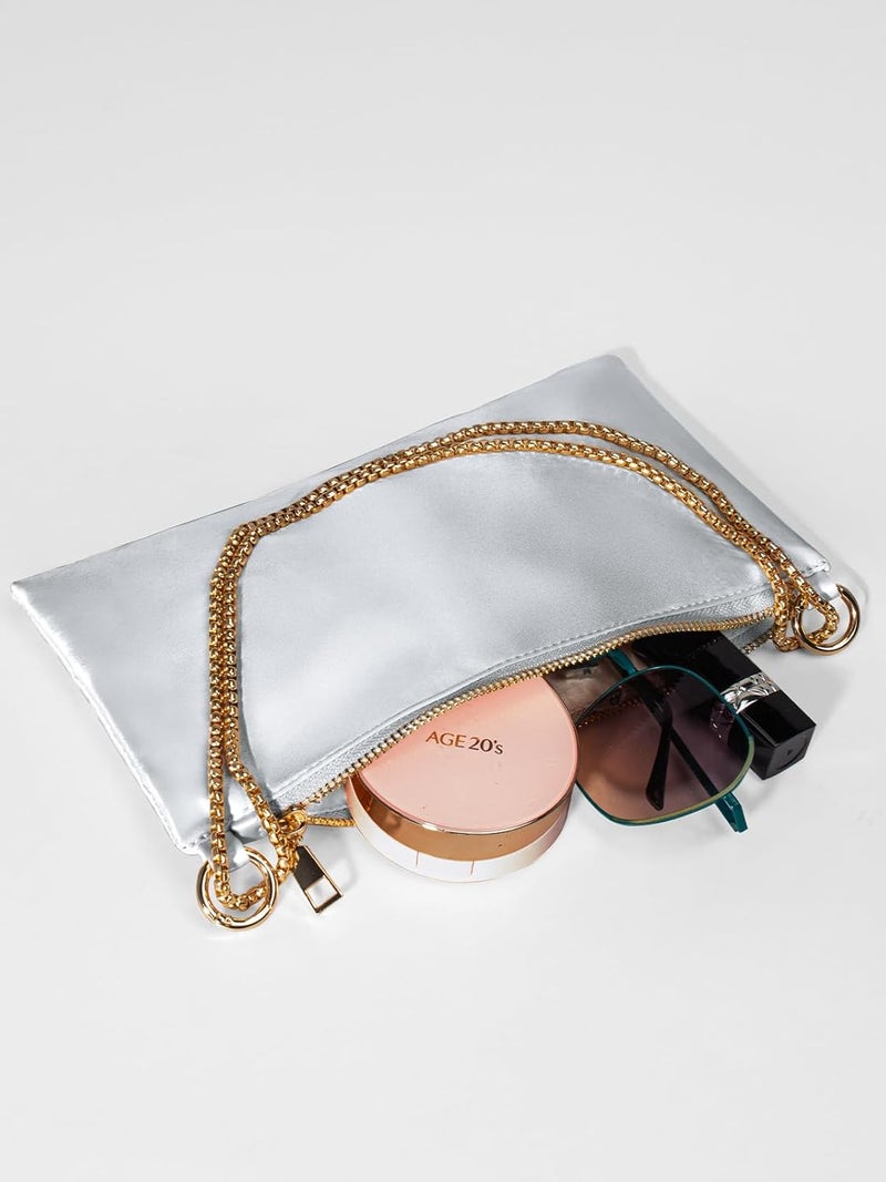 oscaurt Women's Evening Handbag Satin Shoulder Bag Purse for Prom Engagement Cocktail Party Wedding - Image 5